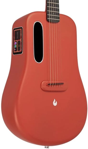 Lava ME 3 Electro Acoustic Guitar Red