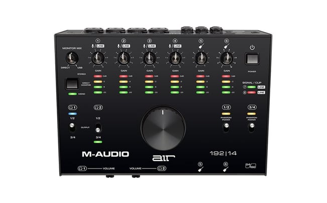 M-Audio Air 192 | 14 Audio Interface, top view