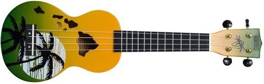 Mahalo Designer Soprano Ukulele, Hawaii Green