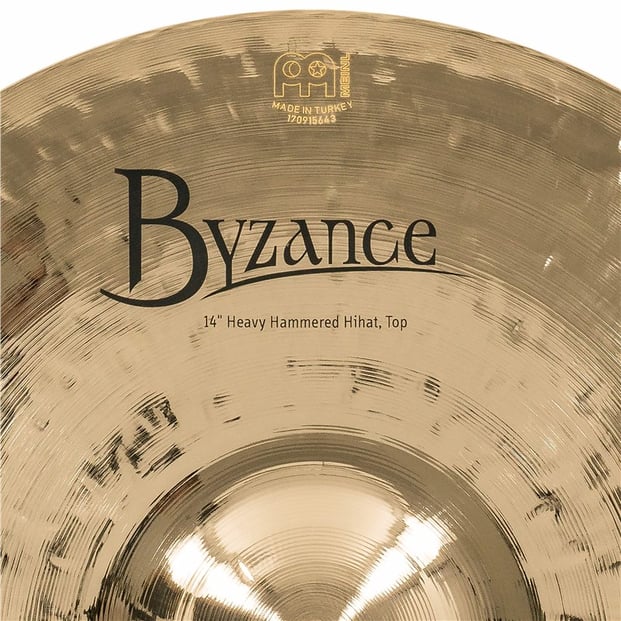 Meinl Byzance Brilliant Heavy Hammered Hi-Hat