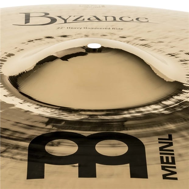 Meinl Byzance Brilliant Heavy Hammered Ride, 22in