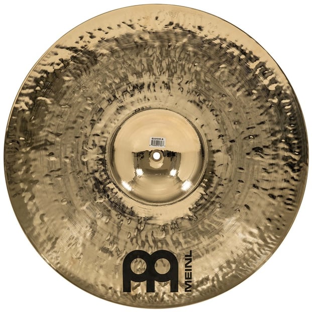 Meinl Byzance Brilliant Heavy Hammered Ride, 22in