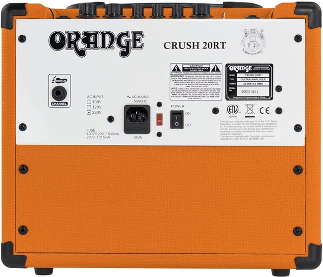 Orange Crush 20RT 20W 1x8 Combo, Orange