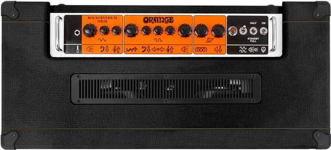 Orange Rockerverb 50W 2x12 Combo, Black