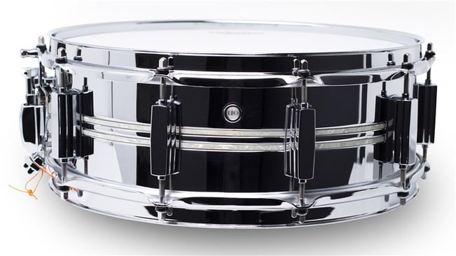 Pearl DUX1450BR DuoLuxe | Chrome over Brass 14x5in Snare