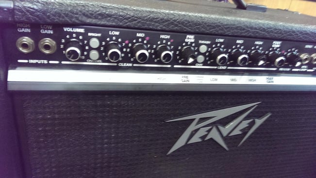 Peavey bandit deals 112 silver stripe