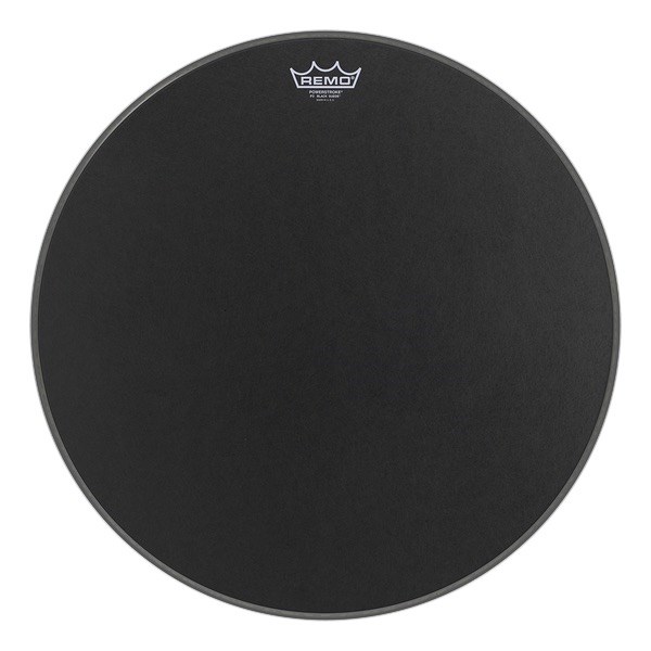 Powerstroke 3 Black Suede Bass Drum Head (22in)