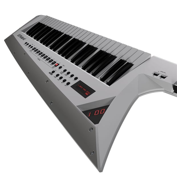 Roland AX Edge Keytar Synthesizer, white