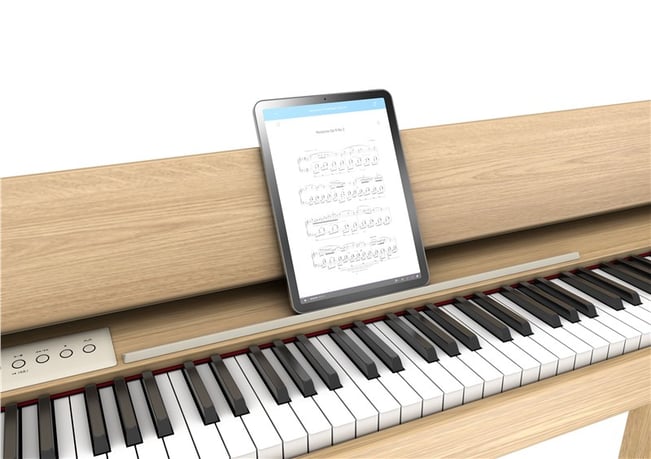 Roland F701 Digital Piano Light Oak Connectivity