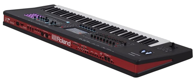 Roland Fantom 7 Workstation, back side view