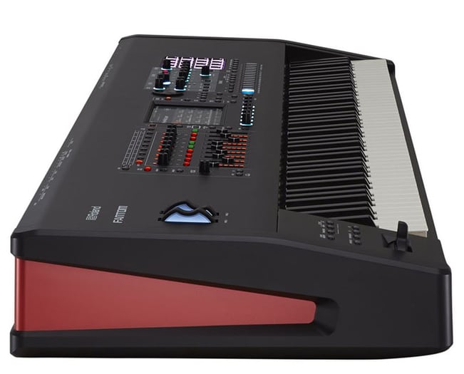 Roland Fantom 8 Workstation, side view