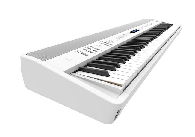 Roland FP-90X Digital Piano White Angle