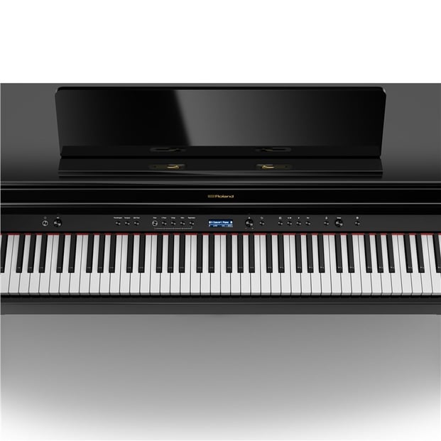 Roland HP-704 Polished Ebony, keybed