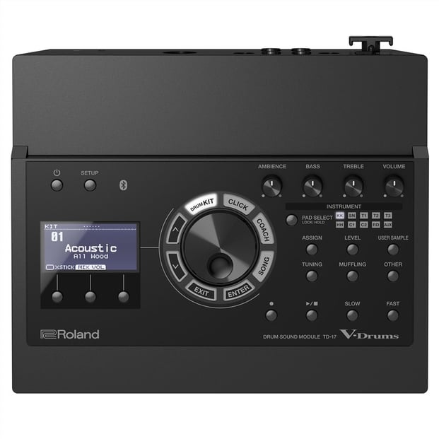 Roland TD 17 module, face view