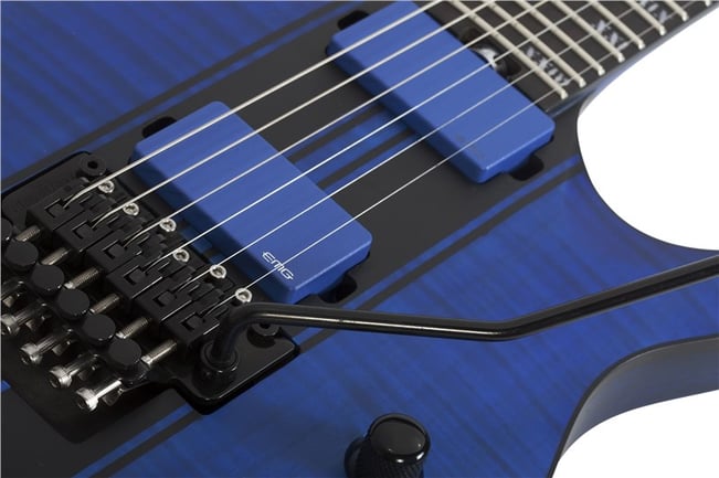 Schecter Banshee GT-FR, Satin Trans Blue