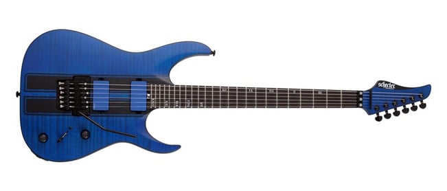 Schecter Banshee GT-FR, Satin Trans Blue