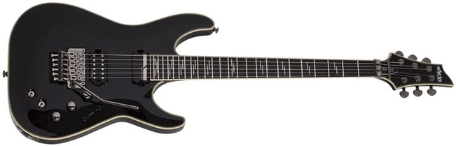 Schecter C-1 FR S Blackjack Gloss Black, Front