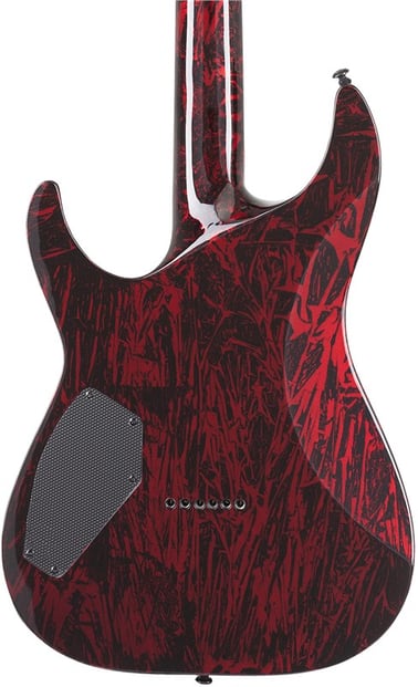 Schecter C-1 Silver Mountain Blood Moon 3