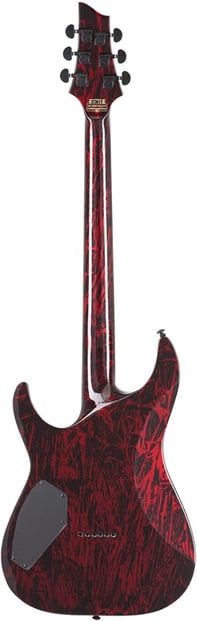 Schecter C-1 Silver Mountain Blood Moon 4