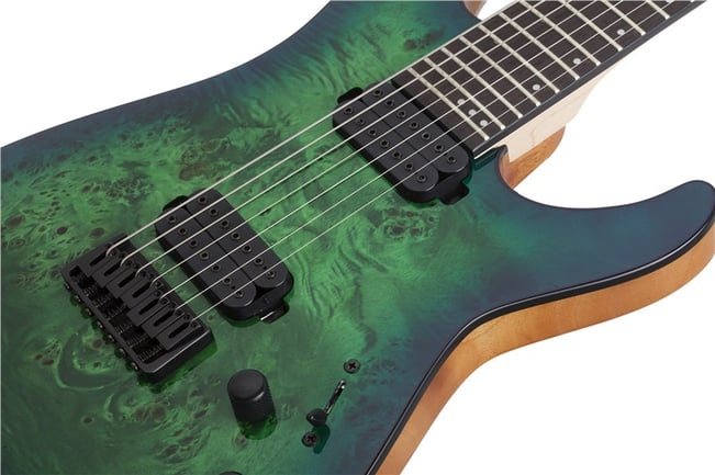 Schecter C-7 Pro, Aqua Burst