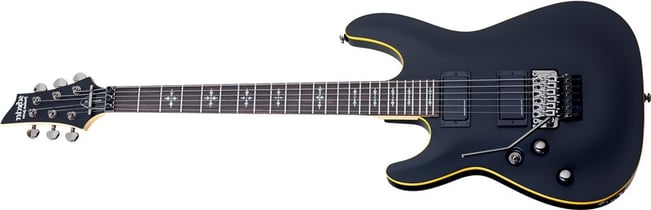 Schecter Demon-6 FR Aged Black Satin LH Main