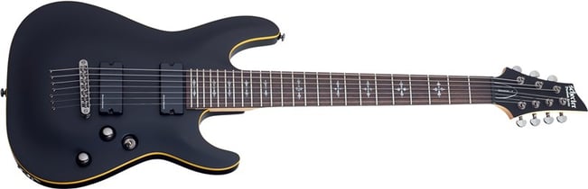 Schecter Demon-7 Aged Black Satin Main