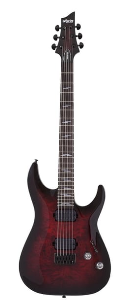 Schecter Omen Elite-6, Black Cherry Burst