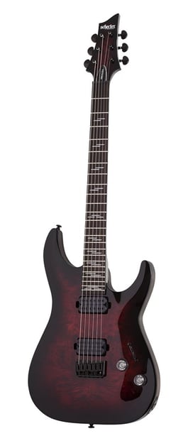 Schecter Omen Elite-6, Black Cherry Burst