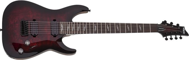 Schecter Omen Elite-7 Black Cherry Burst