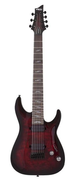 Schecter Omen Elite-7 Black Cherry Burst