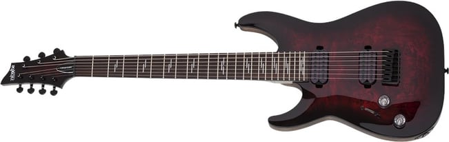 Schecter Omen Elite-7 Black Cherry Burst LH