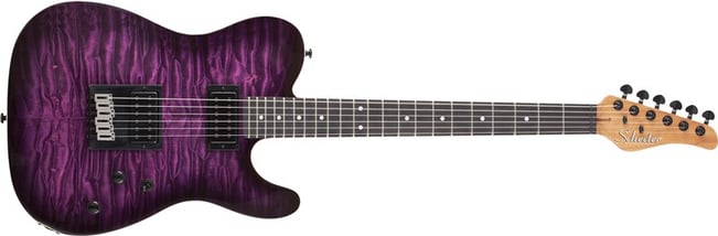 Schecter PT Pro Ebony Trans Purple Burst 1