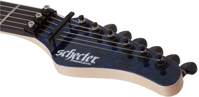 Schecter SVSS FR-S BLUE REIGN HEADSTOCK