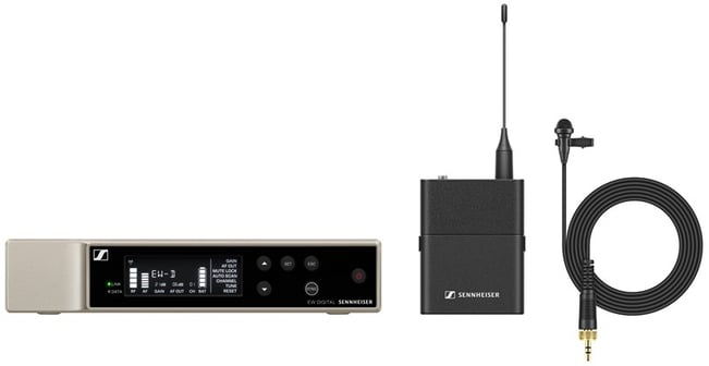 Sennheiser EW D ME2 SET Wireless Lavalier Microphone System Channel 38