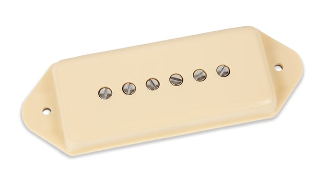 Seymour Duncan P90 Silencer Hot Dogear Bridge, Cream | GAK