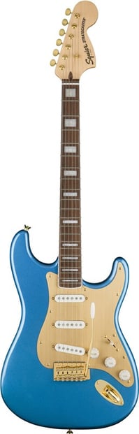 Squier 40th Anniv Stratocaster Blue Front