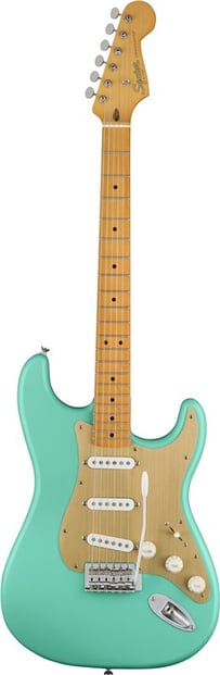 Squier 40th Anniv Stratocaster Green Front