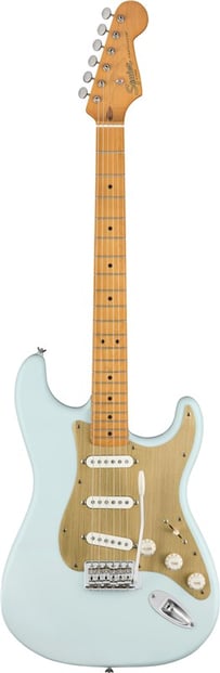 Squier 40th Anniversary Strat Sonic Blue Front