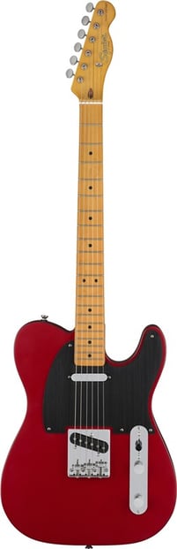 Squier 40th Anniv Tele Vintage Ed Red Front