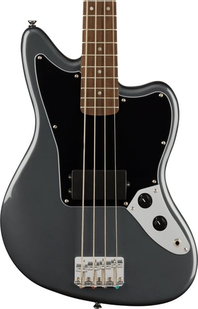 Squier Jaguar Bass H Charcoal Frost Metallic