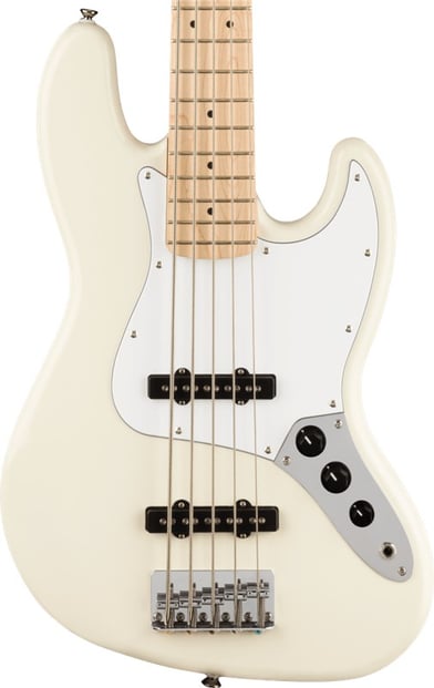 Squier Jazz Bass V Olympic White