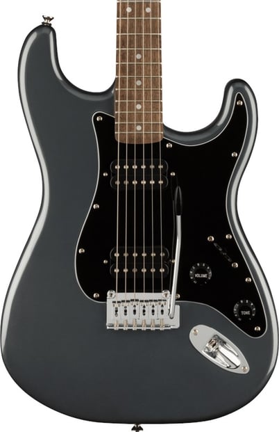 Squier Affinity Strat HH Charcoal Frost Metallic