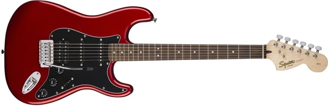 Squier stratocaster deals cherry red