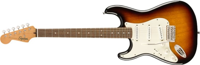 Squier '60s Strat 3-Colour Sunburst LH