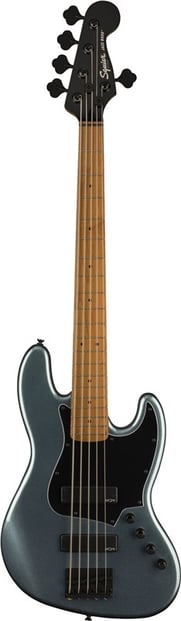 Squier Contemporary Jazz Bass Gunmetal Front