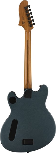 Squier Contemporary Starcaster Gunmetal Back