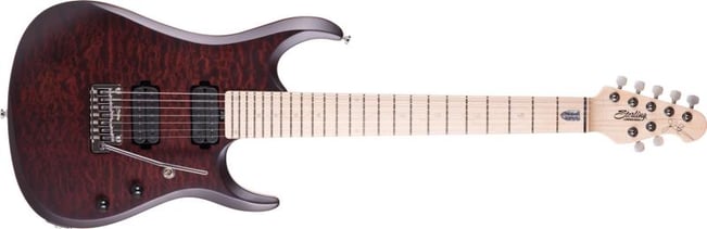 Sterling by Music Man JP157 John Petrucci 7 String, Sahara Burst