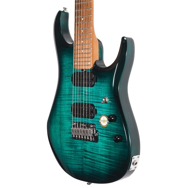 Sterling by Music Man JP157 John Petrucci 7 String, Teal