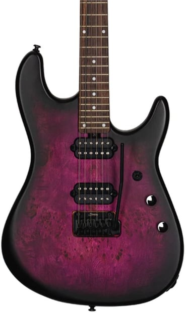 Sterling by Music Man Richardson 6 Cutlass, Cosmic Purple Burst