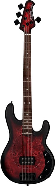 Sterling RAY34 Bass Dark Scarlet Burst Satin 2